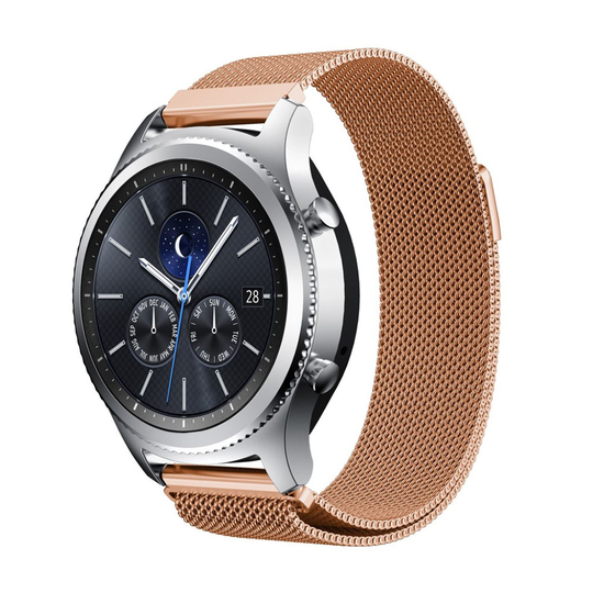 Vaihtoranneke Samsung Gear S3-kellolle - Ruusukulta
