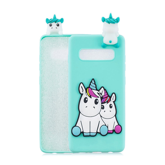 Samsung Galaxy S10 Plus 3D kuvio suojakotelo - Yksisarvinen
