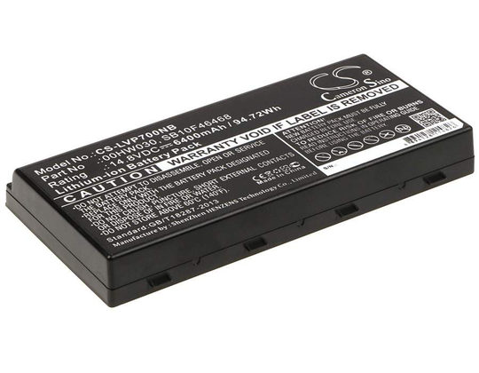 Lenovo ThinkPad P70 ThinkPad P70 Mobile Workstatio ThinkPad P70 Mobile Xeon Works akku 6400 mAh