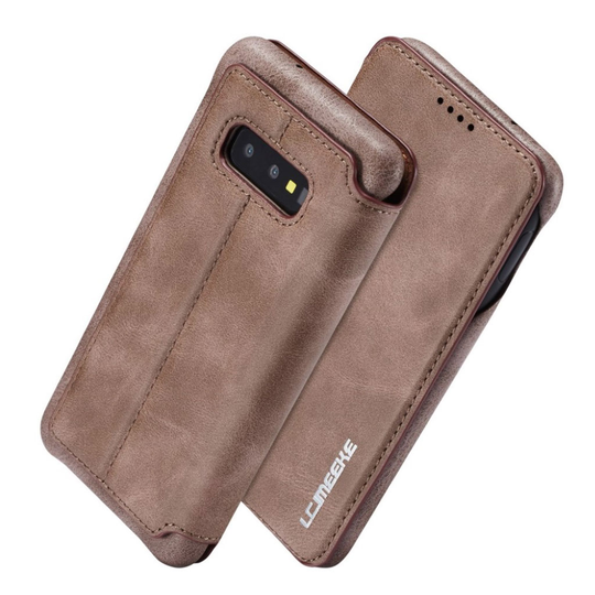 LC.IMEEKE Samsung Galaxy S10e retro case - Coffee