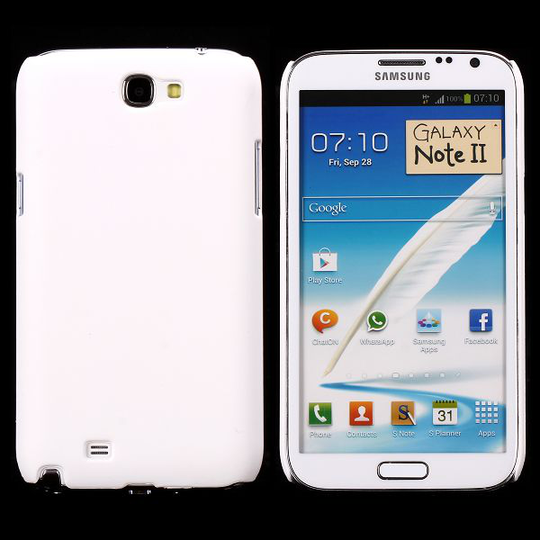 Hard Shell (Valkoinen) Samsung Galaxy Note 2 Suojakuori