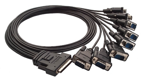 Octopus Cable, 8xDB9ha RS-232 To MD68 VHDCI