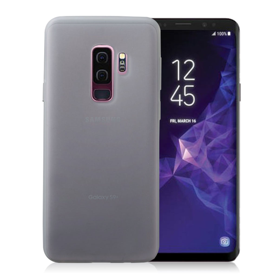 Samsung Galaxy S9 Plus joustava suojakuori - Valkoinen