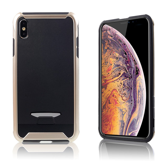 iPhone 9 Plus Pehmeä Muovinen Ontto Takasuoja Kuori Lämpösuojalla - Sininen