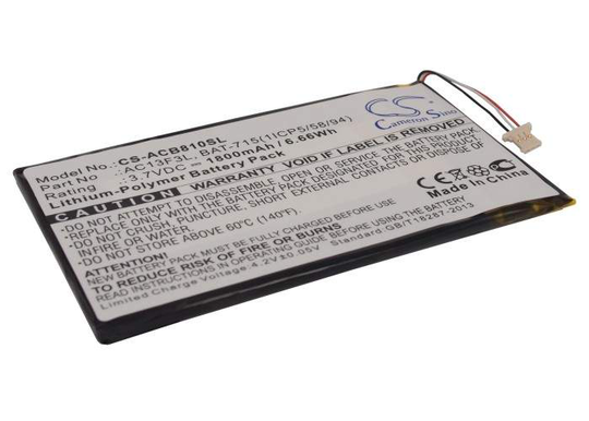 Acer B1-A71 Iconia B1-A71 Iconia B1-A71-83174G00nk Tabletin Akku