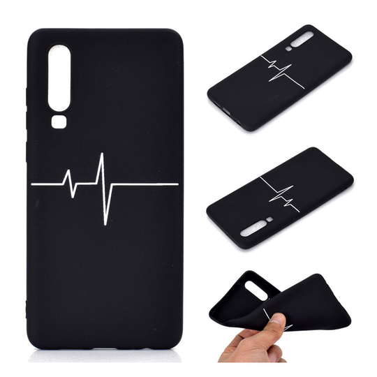 Huawei P30 matte pattern case - ECG