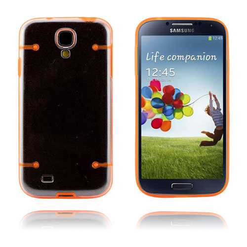 ClearCase (Oranssi) Samsung Galaxy S4 Suojakuori