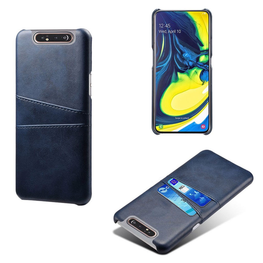 Dual Card Samsung Galaxy A80 kuoret - Tummansininen