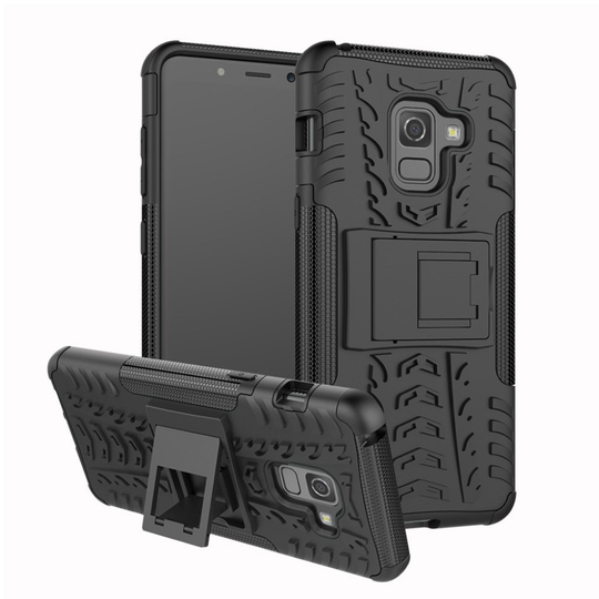 Samsung Galaxy A8 (2018) kestävä suojakuori - Musta