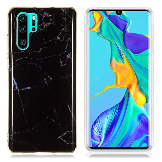 Huawei P30 Pro marmori kuosinen joustava suojakotelo - Malli G
