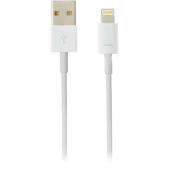 DELTACO USB-synk-/latauskaapeli USB Tyyp A ur - Lightning ur 1 8m mu