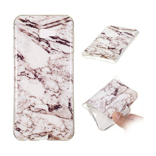 Samsung Galaxy J4 Plus (2018) IMD marmori pinta kuviollinen pehmeä silikooni kuori - Tyyli I