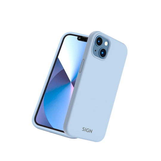 Liquid Silicone Case For IPhone 14 Plus - Safir Blue