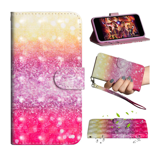 Huawei Y6 2019 patterned leather case - Colored Pattern