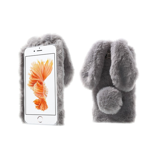 Bunny Dream Phone 7 Plus / 8 Plus Joustava Muovikuori - Harmaa