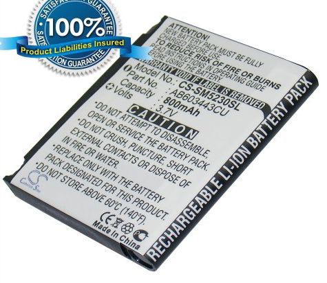 Samsung SGH-S5230 SGH-S5230 Tocco Lite SGH-S5230 Tocco Lite Edition SGH-S5230 Tocco Lite Star akku 800 mAh
