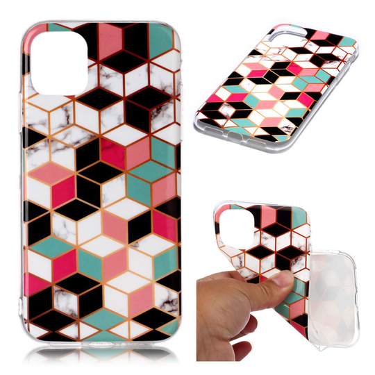 Marble iPhone 11 Pro kuoret - Värikäs Diamond Kuvio