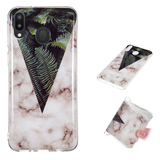 Marble Samsung Galaxy M20 kuoret - Lehdet Marmori