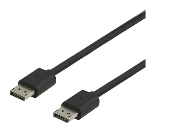 DisplayPort-kaapeli, 1,5 M, 8K, DP 1.4, DSC 1.2, Musta
