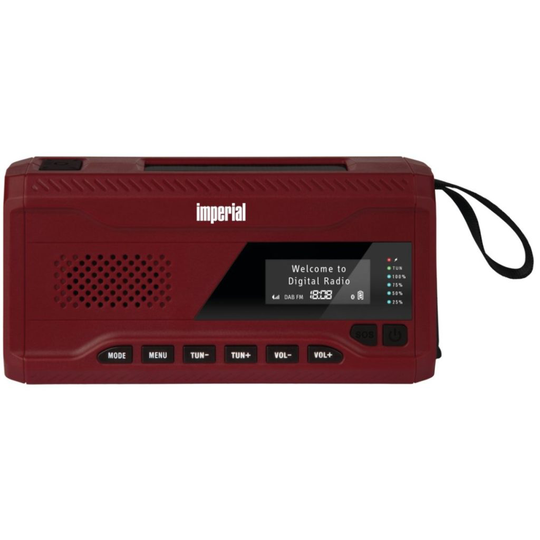 Sturdy-built DAB+/FM Outdoor Radio Featuring Versatile Power Supplies And Many Additional Features.