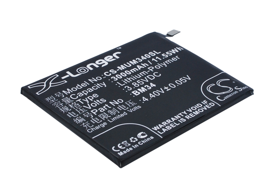 Xiaomi Mi Note Pro akku 3000 mAh
