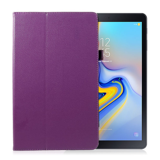 Samsung Galaxy Tab A 10.5 Taivutettava Tabletti Suojakuori Synteetti Nahasta - Violetti
