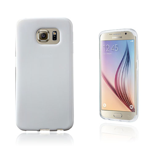 Sund Samsung Galaxy S6 Edge Suojakuori - Valkoinen