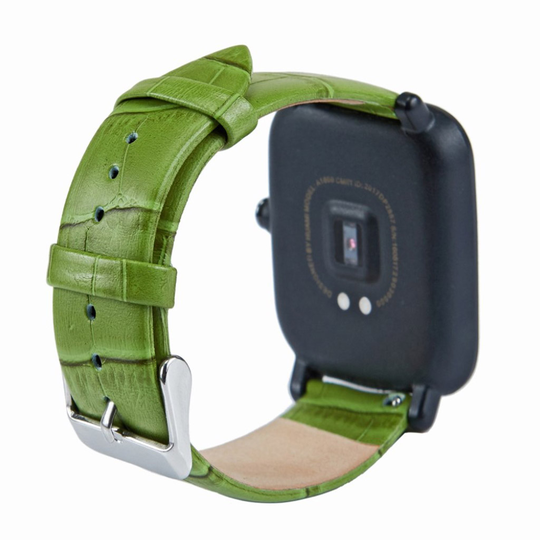 Samsung Galaxy Watch Active 20mm crocodile genuine watchband - Green