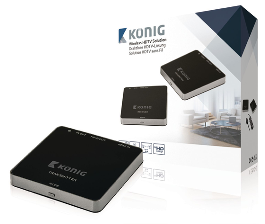Langaton HDTV-ratkaisu HDMI™ (3D) 1080p