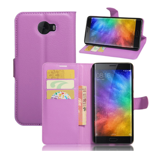 Xiaomi Mi Note 2 moderni nahkakotelo - Violetti