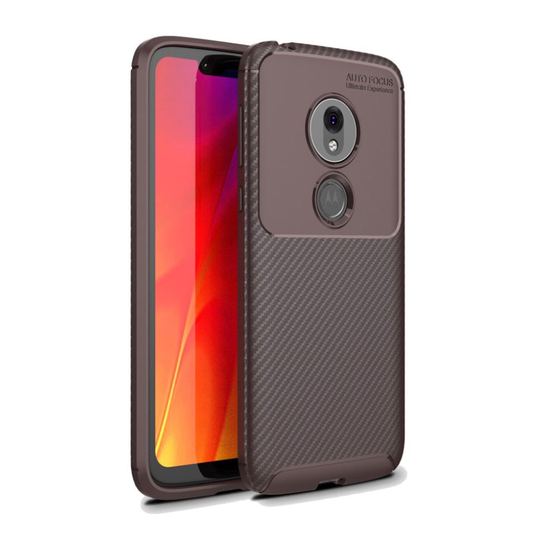 Motorola Moto G7 Play carbon anti-drop case - Brown