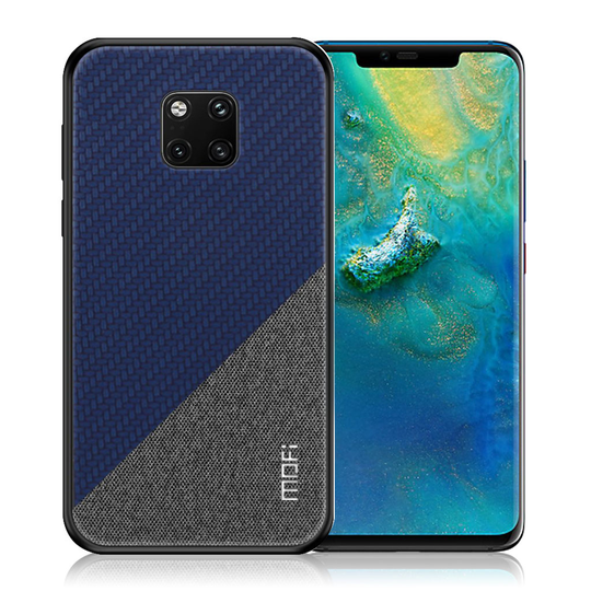 Huawei Mate 20 Pro MOFI sarjan muovinen suojakuori pinnoiettu takasuoja kuori - Sininen