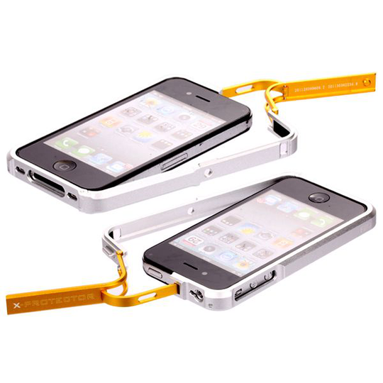 FiiO X-Fighter (Hopea - Keltainen) Alumiininen Bumper - iPhone 4/4S