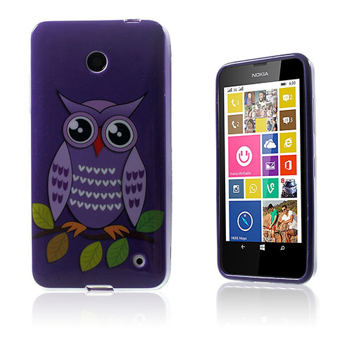 Westergaard Nokia Lumia 630 Kuori - Violetti Söpö Pöllö