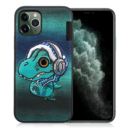 Nimmy Monster iPhone 11 Pro Max Embroidered Cover - Green