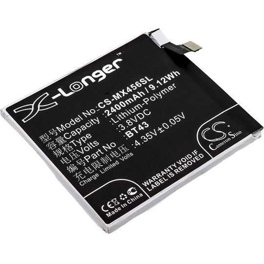 MeiZu K456M K52 M1 akku 2400mAh