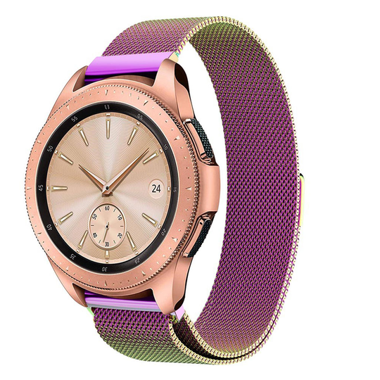 Samsung Galaxy Watch (42mm) milanese stainless watch band - Multi-color