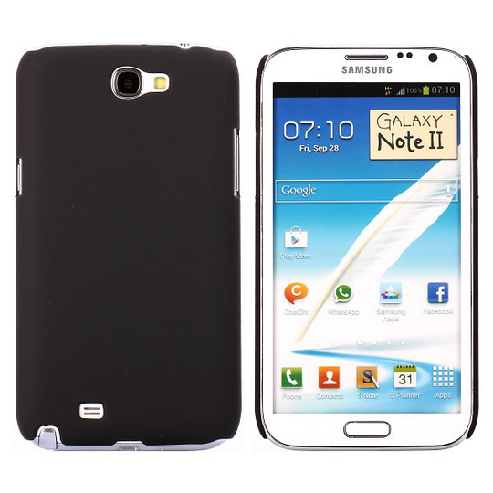 Hard Shell (Musta) Samsung Galaxy Note 2 Suojakuori