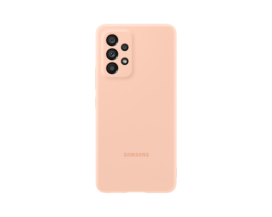 SAMSUNG SILICONE COVER PEACH A53