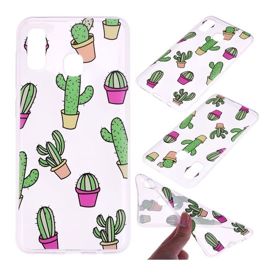 Deco Samsung Galaxy A20e kuoret - Kaktus