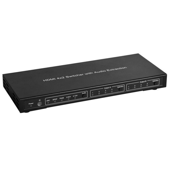 MicroConnect HDMI MATRIX Switch 4 To 2 Way