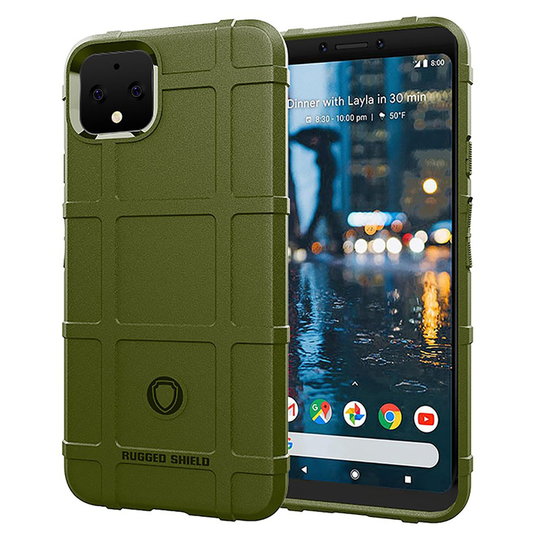 Rugged Shield Google Pixel 4 XL kuoret - Vihreä