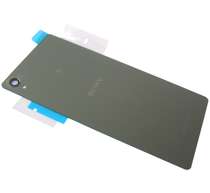Akkukansi / Takakansi Sony D6603 / D6653 Xperia Z3 - silver green