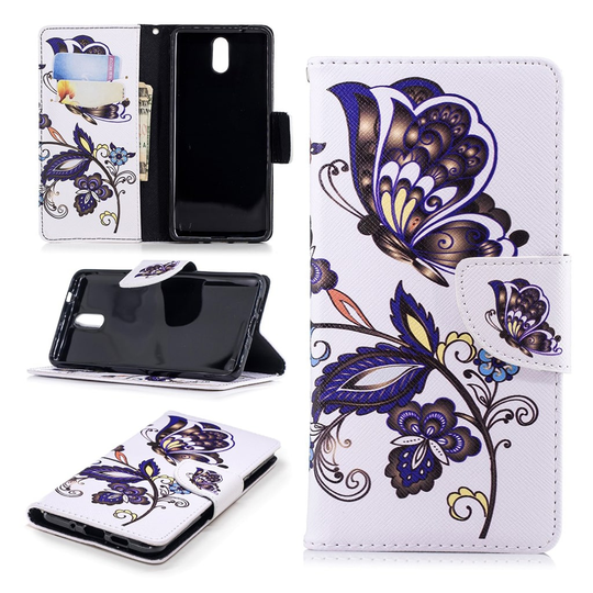 Wonderland Nokia 3.1 kotelot - Perhonen Kuvio