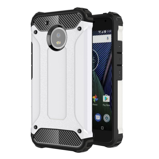 Motorola Moto G5 tyylikäs suojakuori - Valkoinen