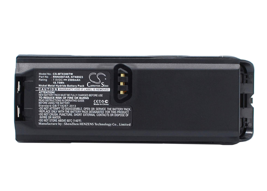 Motorola NTN8293 NTN8294 Tetra MTP200 akku 2500mAh / 18.75Wh