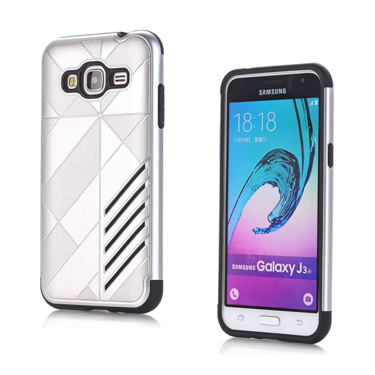 Absalon Samsung Galaxy J3 (2016) Joustava Muovikuori - Hopea