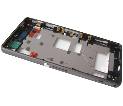 kehys kansi Sony D5503 Xperia Z1 Compact - musta