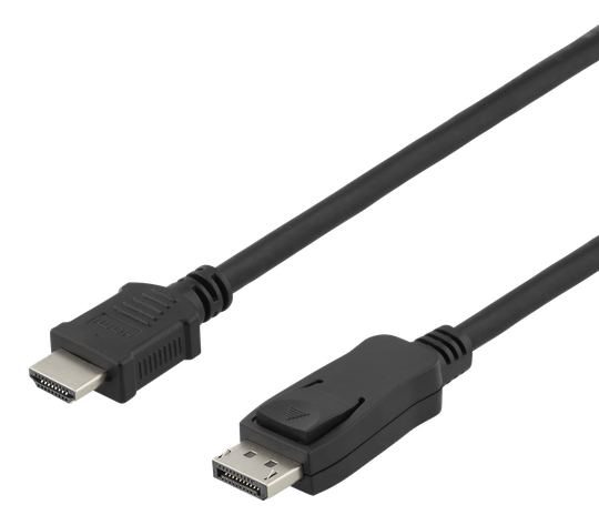 DisplayPort To HDMI Cable, 4K UHD, 2m, Black