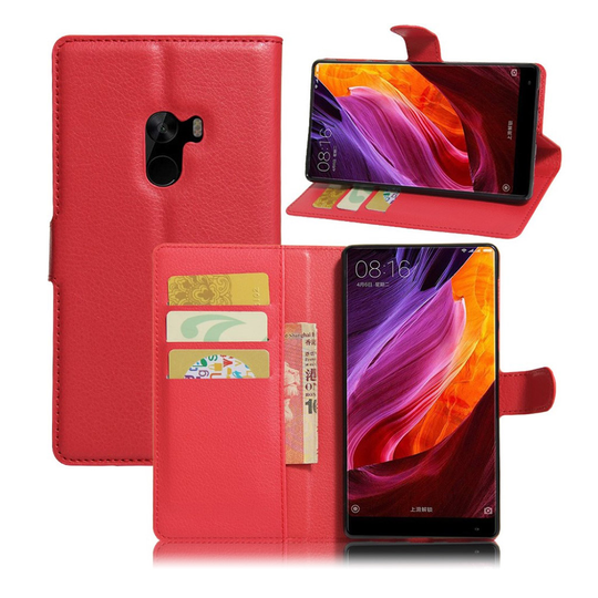 Xiaomi Mi Mix moderni nahkakotelo - Punainen